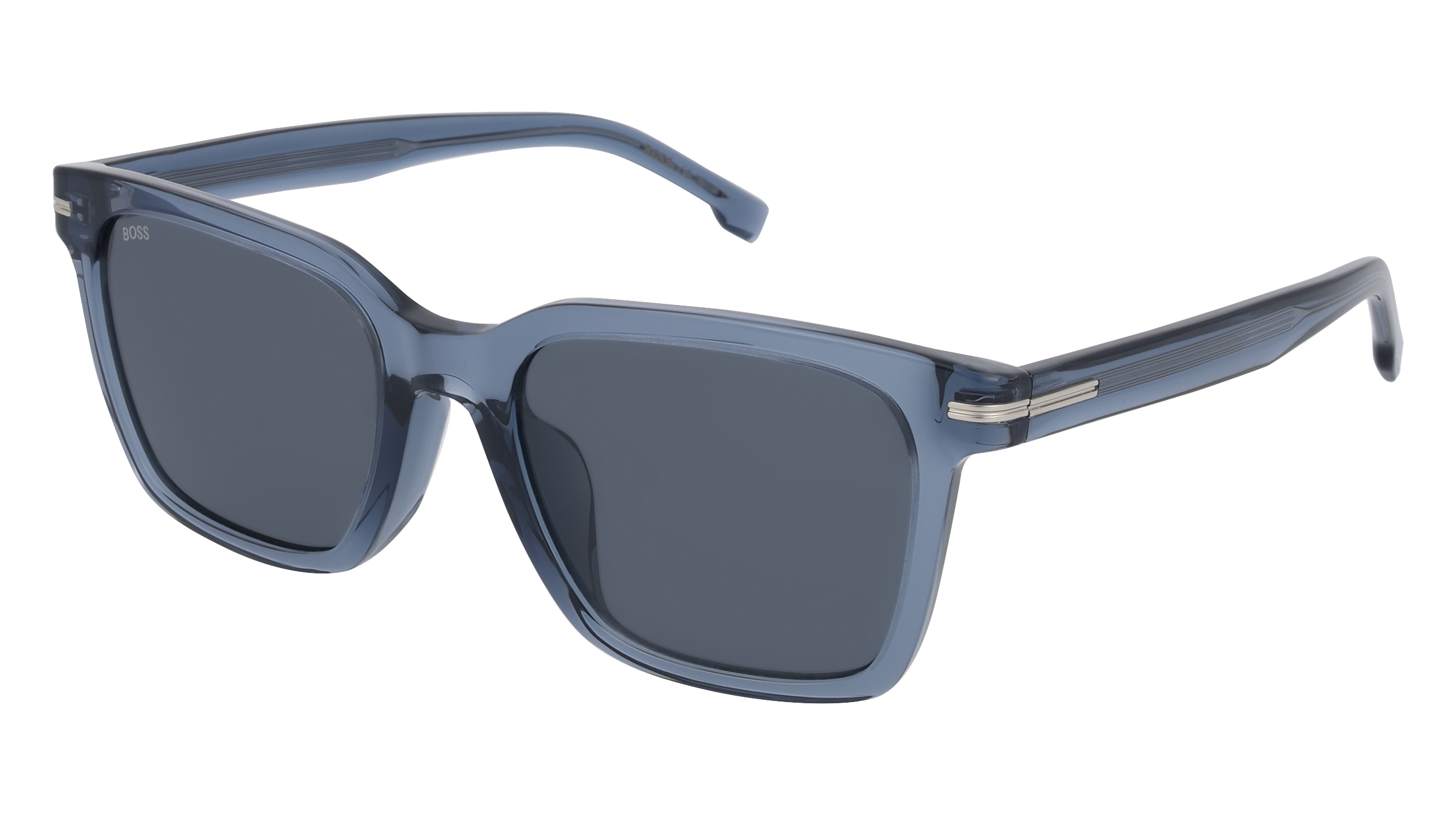 NWT Hugo Boss BOSS 1540/F/SK-0807 KU Black Rectangle 54mm Sunglasses Hugo Boss 1540/F/SK PJP IR Blue main image 2