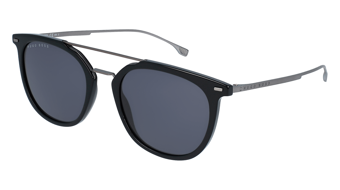 hugo boss polarized classic black keyhole