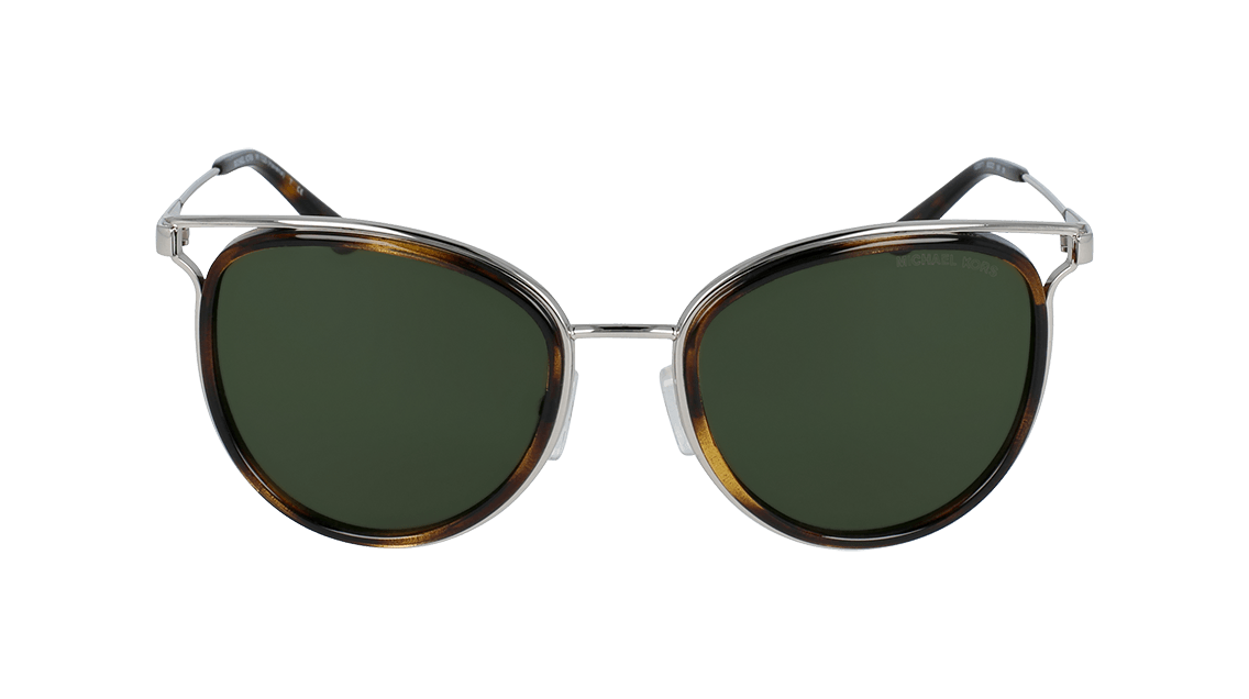 Omega Browline Sunglasses OM0035 08N Gunmetal/Havana 55mm