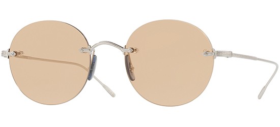 Oliver Peoples Round Brown Vintage Sunglasses OV 1222 Amazon.com: Oliver Peoples Unisex Gregory Peck Sun Semi  main image 4