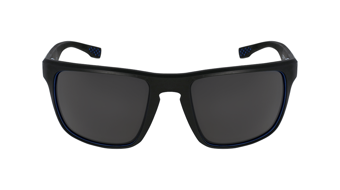 BOSS - Occhiali da sole in acciaio nero con aste in acetato - Nero